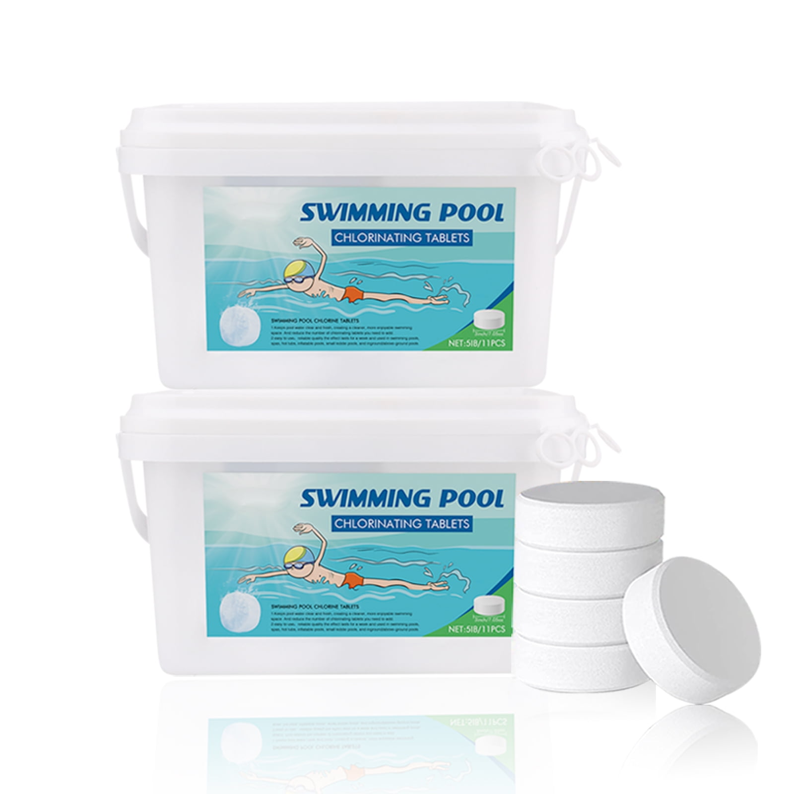 3inch2Pack5 lb Pool Chemicals Tablets Pool Chlorine Tablets 3