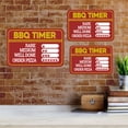 thumbnail image 3 of Classic Framed Plus BBQ Timer Rare 1 Beer Medium 2 Beers Well Done 3 Beers Order Pizza 6 Beers Wall or Door Sign | Funny Home Decor - Large, 3 of 9