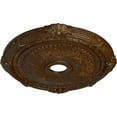 thumbnail image 3 of Ekena Millwork 27 1/2"OD x 3 7/8"ID x 2 1/4"P Heaton Ceiling Medallion (Fits Canopies up to 6 1/2"), Hand-Painted Root Beer Crackle, 3 of 6
