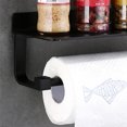 thumbnail image 4 of KKC Paper Towel Holder Wall Mount, Hand Towel Holder with Shelf for Kitchen and Bathroom, Black, 4 of 8