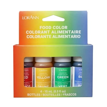 LorAnn 4-pack Assorted TWE5 Liquid Gel Food Color