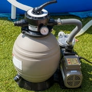 XtremepowerUS 13 Sand Filter with 3/4HP Pool Pump and Timer for Aboveground Swimming Pools