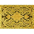 thumbnail image 1 of Ahgly Company Indoor Rectangle Persian Yellow Traditional Area Rugs, 8' x 12', 1 of 4