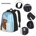 thumbnail image 3 of Balery Funny Cat Taking a Bath Mochila escolar 3 en 1 para niños: mochila resistente con lonchera térmica y estuche para lápices. Mochila escolar para niños y niñas., 3 of 7
