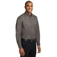 thumbnail image 4 of Port Authority Long Sleeve Easy Care Shirt-S (Bark), 4 of 6