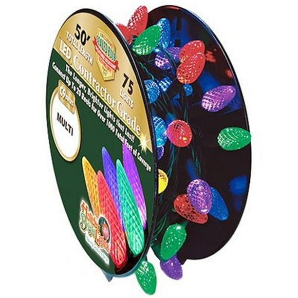 Holiday Bright Lights 239168 49.25 x 50 ft. 75 Light Multicolor