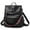 #4-Black, variant on Backpack Purse for Women Fashion PU Leather Designer Anti-theft School Backpack Convertible Shoulder Bags
