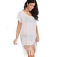 thumbnail image 2 of Tinglu Chiffon Tassel Dress Women Bikini Cover Up Swimsuits, 2 of 6
