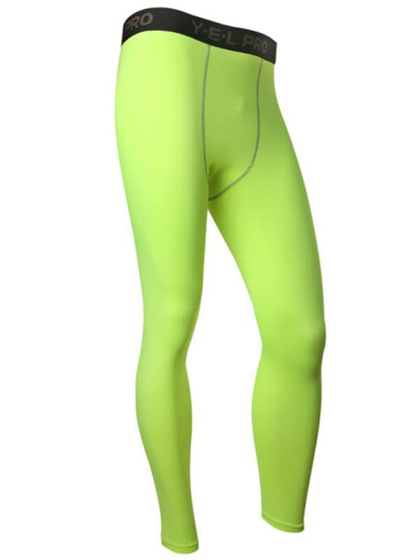 Men Compression Base Layer Pants Breathable Sport Running Gym Leggings Trouser 
