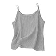 thumbnail image 1 of Wensltd Hauts Sans Manches pour Femmes en Lin à Col Rond à Rayures Imprimées d'Été Décontractés Légers Amples pour le Quotidien, 1 of 8