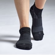 Tommie Copper Sport Compression Low Cut Socks, 3-Pack, Black, Small/Medium