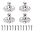 thumbnail image 1 of Unique Bargains 4 Set 10mm Car Vehicle Ball Studs Mounting Brackets Round for Gas Struts Shocks with Screw, 1 of 6