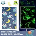 thumbnail image 2 of FRTDNE Glow in The Dark Owls Blanket, Owls Gifts Toys for Girls, Soft Girls Blanket for 1-10 Year Old Girl Birthday Christmas Valentine Gifts Ideas,50x60in, 2 of 7