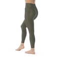 thumbnail image 2 of Kadi High Waisted Legging with Side Pockets, 7/8 Length X-Small Deep Lichen, 2 of 5