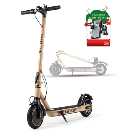 toxozers Electric Scooter for Adults, Folding Commuter Scooter with Phone Holder, Urban Travel & City Commute