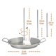 thumbnail image 2 of -BBQ Grilling Vertical Skewer for Grill-Al Pastor Skewer Brazilian Vertical Spit Stand for Tacos Al Pastor, Shawarma, Kebabs, Gyros, 2 of 3