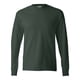 thumbnail image 1 of Camiseta de manga larga Hanes TAGLESS, Deep Forest, pequeña hanes 5586, 1 of 1
