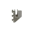 thumbnail image 1 of 1" Blade Bracket for 1/2" x 1-1/2" Rectangular Tubing w/ Nylon Stabilizer - Satin Chrome Finish,Pack Size - 25, 1 of 1