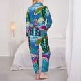 thumbnail image 5 of Bingfone Womens Pajama Sets Little Sea Turtles Print,Long Sleeve Loungewear Pajamas Set-Xx-Large, 5 of 9