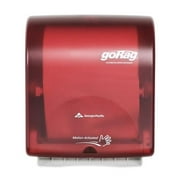 Georgia Pacific goRag Crimson Automatic Wiper Dispenser, 59464 by Georgia Pacific