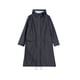 thumbnail image 1 of Chubasquero Largo Wosthever Impermeable Transpirable con Capucha Negro SG, 1 of 6