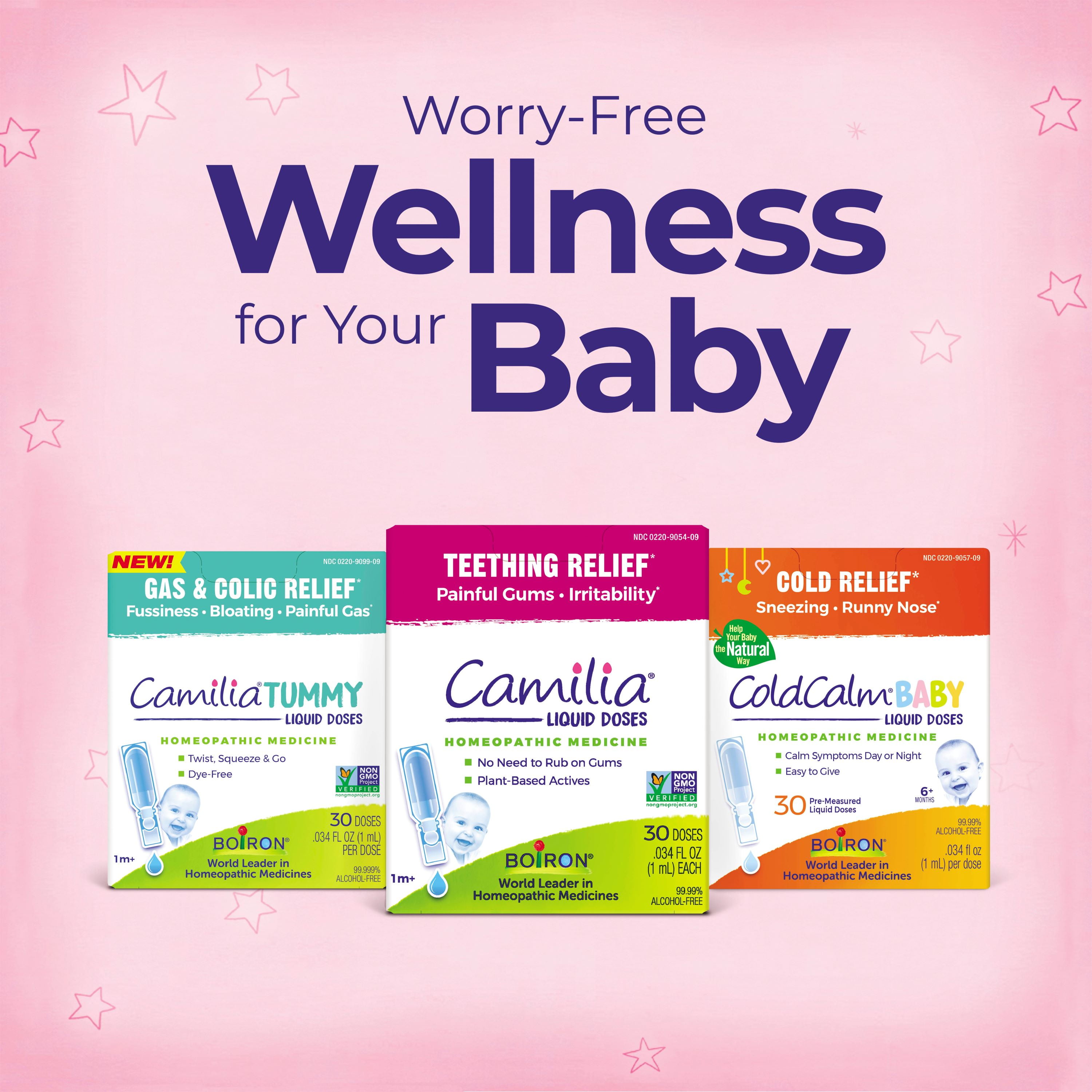 Boiron Camilia Tummy, Infant Gas Relief & Colic Relief, Homeopathic, 30 Liquid Doses