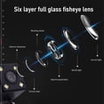 thumbnail image 7 of Car HD Rear View Camera - 170° Wide Angle Night Vision Backup Camera with 12 LED Lights, IP67 Waterproof Reversing Camera for Vehicles (0.9x0.9in 0.39lb)​, 7 of 7
