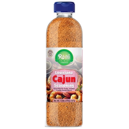 Rani Louisiana Cajun Seasoning (Special Blend for Gumbo, Jambalaya Crawfish, Shrimp) 20oz (1.25lbs) 567g PET Jar ~ All Natural | Gluten Friendly | NON-GMO | Kosher | Vegan