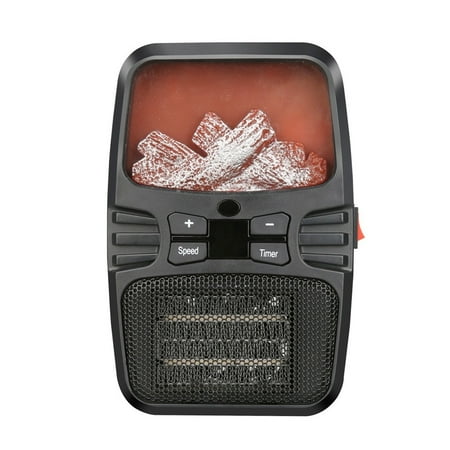 

Josdec Flame Heater Small Air Conditioning Portable Heater Mini Multi-Function Heater