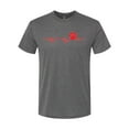 thumbnail image 3 of Dog Heartbeat | Paw Print EKG Lifeline | Veterinarian Vet Tech Dog Lover Mens Premium Tri Blend T-Shirt, Dark Heather, Small, 3 of 5