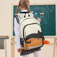 thumbnail image 7 of FORMRS Unisex School Backpack 17" Student Travel Bag with Laptop Compartment, Sleeping Black Cat, 7 of 7