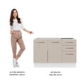 thumbnail image 5 of Mueble de Cocina MADESA Agata 2 Puertas 3 Cajones Blanco Crema, 5 of 5