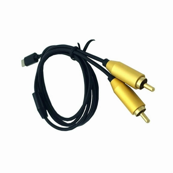 USB C to 2RCA Male Audios Cable High Fidelitys Sound for phones Tablets Home Entertainment Systems Clear Audios Output
