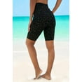 thumbnail image 2 of Swim 365 Women's Plus Size High-Waist Swim Bike Short, 2 of 4
