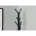 thumbnail image 4 of Monarch Specialties Coat Rack, Hall Tree, 8 Hooks, Entryway, 70"H, Bedroom, Black Metal, 4 of 12