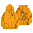 thumbnail image 4 of Women's Fashion Hoodie With Hood And Stylish Casual Pullover Sweatshirt For Everyday Wear Long Sweatshirt Jacket Graphic Hoodies Women Long Hoodie Jacket Hoodie Zip up Women Women S Sweatshirt Womens, 4 of 4