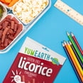 thumbnail image 6 of Yum Earth Organic Licorice Sampler Pack (2 Strawberry, 1 Black, 1 Pomegranate flavor), 5 oz bags, 6 of 7