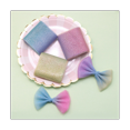 thumbnail image 3 of 12cmx5 Yards Rouleau de Tulle Arc-en-Ciel Dégradé Tulle à Pois Argentés Maille DIY Bijoux Faits Main pour Enfants Accessoires Nœud pour Cheveux, 3 of 5