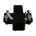 thumbnail image 3 of 2" Bolt On Receiver Hitch for Transformer Tractor Hitch - Heavy Duty Steel Adapter - 200x198x82mm - 4.52kg - Easy Install Trailer Hitch Conversion Black + Steel, 3 of 7