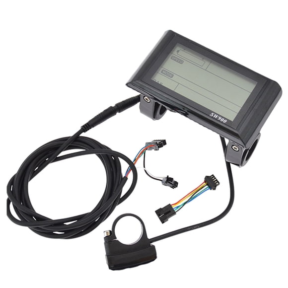 Instrumento de pantalla LCD Riwesomey ABS para Scooter Modificación SW900