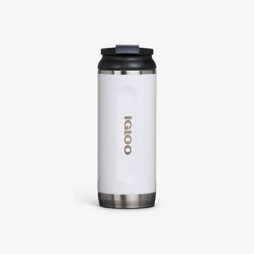 Igloo 16 oz Flip 'n' Sip Water Bottle Tumbler, White