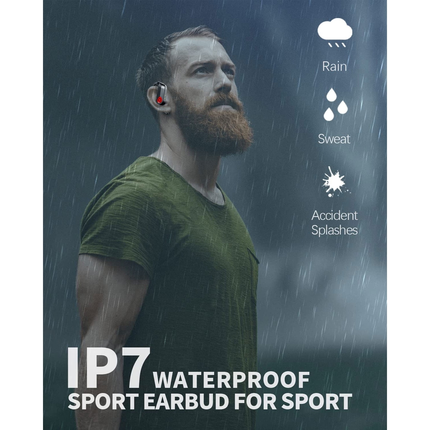 TWS Headphones Compatible With Google Pixel 5/6/7/8/9/10 - Wireless Earbuds Earphones Ear hook True Stereo