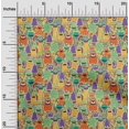 thumbnail image 2 of oneOone Polyester Spandex Yellow Fabric Abstracts Fabric For Sewing Printed Craft Fabric By The Yard 56 Inch Wide, 2 of 5