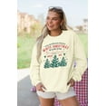 thumbnail image 4 of KimSoong Womens White Christmas Sweatshirt Crew Neck Christmas Tree Graphic Shirts Oversized Xmas Pullover Sweater, 4 of 6