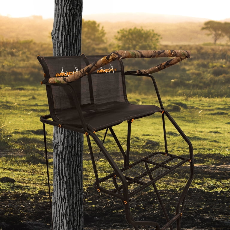 Tree Ladder Tree 20 Ft Double Step Tree Ladder Slip Resistant Hunting KUAFU 20 Ft ...