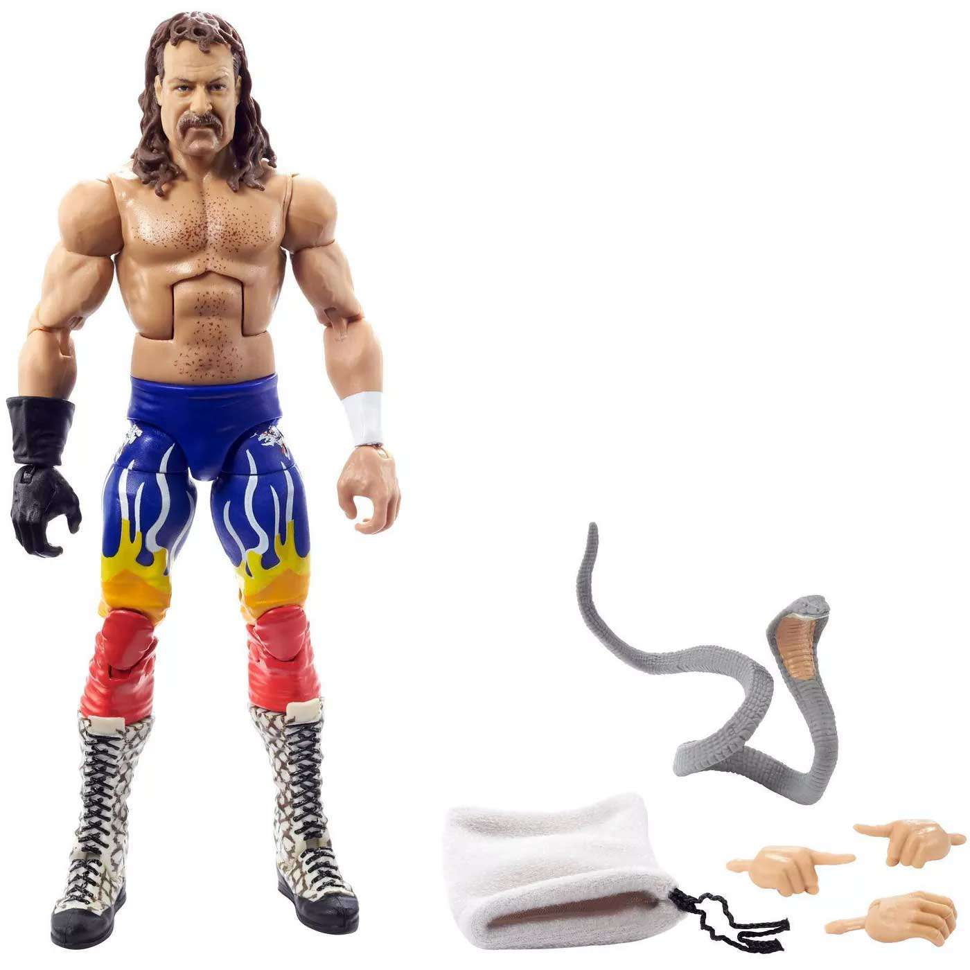 Mattel WWE Elite Legends Series 13 Jake The Snake Roberts Action