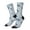2 Black-2, variant on Shells And Sand Crew Socks for Men & Women, Breathable Casual Athletic Ankle Socks