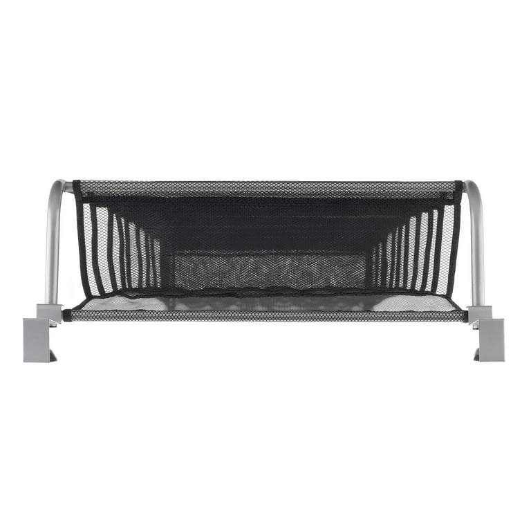 Mainstays 36 Pair Over the Door Closet Shoe Organizer Rack for 36 Pairs 12 Tier Metal Gray