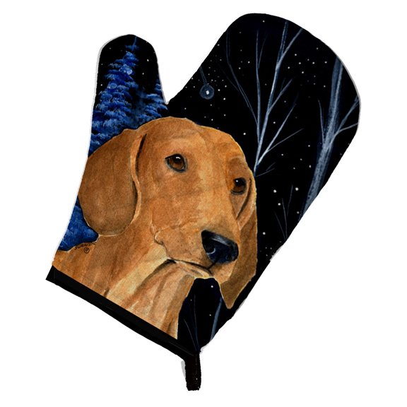 Starry Night Dachshund Oven Mitt