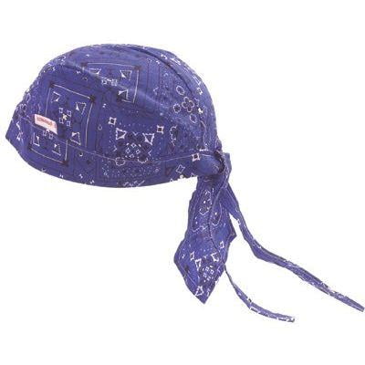 - Cc 7000-Roy Royal Blue Bandanna Doo Rag Fabric